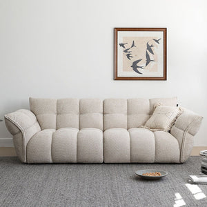 Winslow Pumpin 3 Seater Boucle Sofa – Modern Contemporary Large Couch with High Resilience Sponge Comfort Seating for Living Room - My Store
