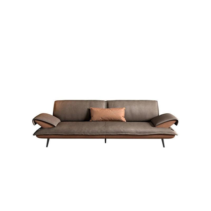 Julius S25 Two Seater Sofa – Modern Leathaire Upholstered Sofa with High-Density Foam Cushioning, Contemporary Living Room Couch, Easy Assembly, Durable Frame Design - My Store