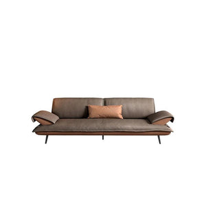 Julius S25 Two Seater Sofa – Modern Leathaire Upholstered Sofa with High-Density Foam Cushioning, Contemporary Living Room Couch, Easy Assembly, Durable Frame Design - My Store
