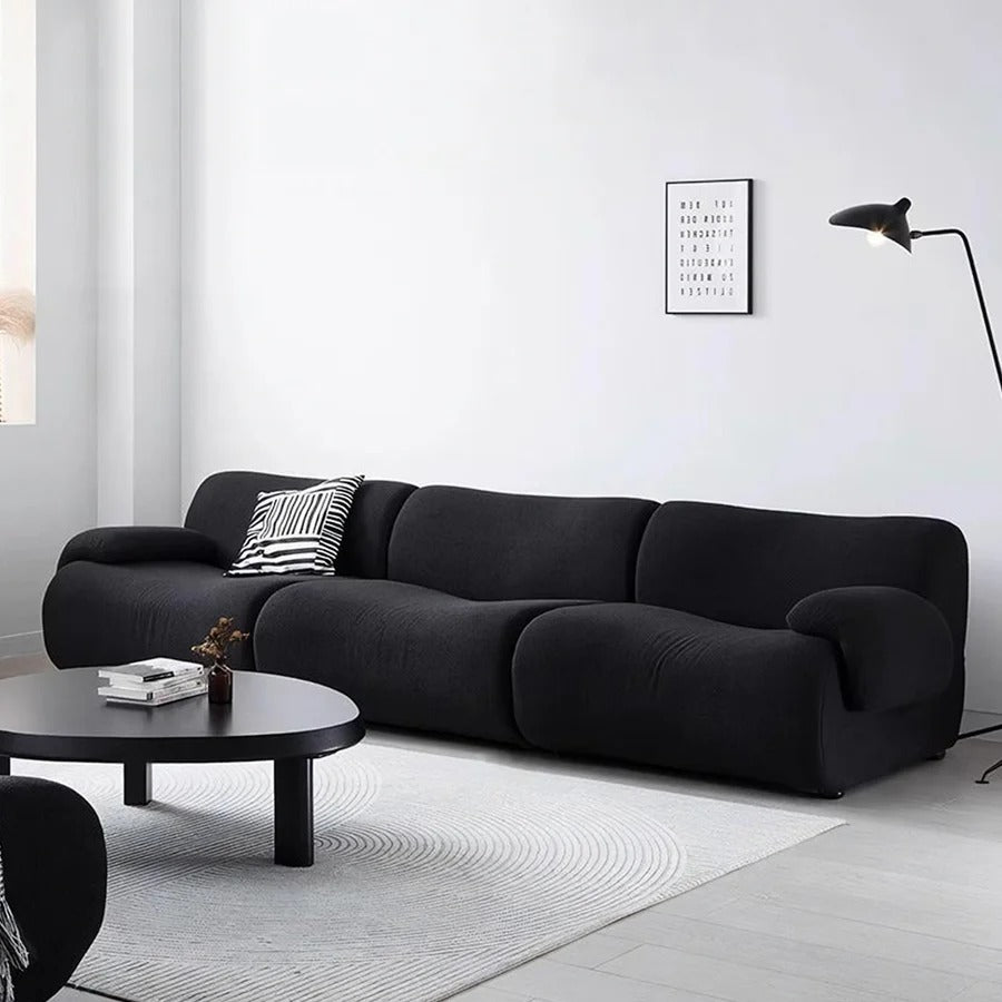 Matuszewski Modular Bouclé Sofa – 3 Seater Contemporary Modern Living Room Couch with Soft Bouclé Upholstery (White or Black) - My Store