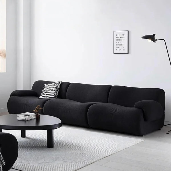 Matuszewski Modular Bouclé Sofa – 3 Seater Contemporary Modern Living Room Couch with Soft Bouclé Upholstery (White or Black) - My Store