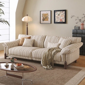 Eclat 2-Seater Sofa – Modern Linen & Chenille Upholstered Couch | Contemporary Living Room Sofa in Multiple Colours - My Store