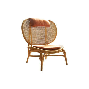 Angelina Rattan Armchair – Contemporary Wooden Frame Lounge Chair with Handwoven Rattan Design for Living Room, Bedroom & Lounge Seating - My Store