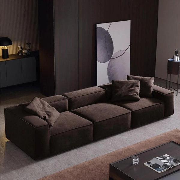 Hee Nordic Otto L411 Three Seater Sofa – 311 cm Modern Contemporary Leathaire Sofa with High Density Sponge - My Store