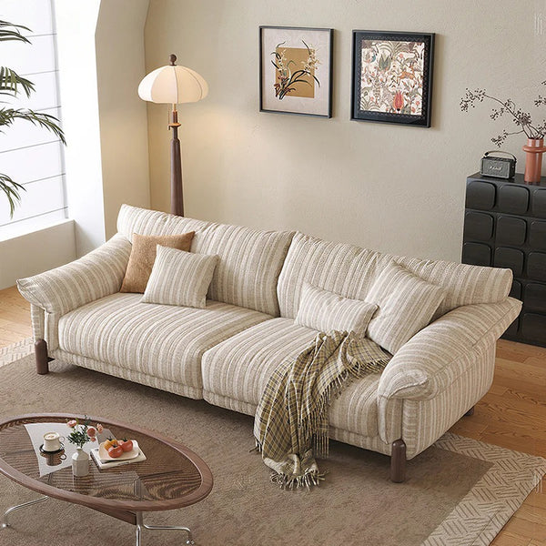 Eclat 2-Seater Sofa – Modern Linen & Chenille Upholstered Couch | Contemporary Living Room Sofa in Multiple Colours - My Store