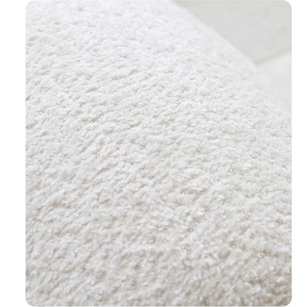 Randee BoBo Three Seater Sofa – Luxury White Boucle Cloud Sofa, Modern Contemporary 3-Seater Couch with High Density Sponge Cushion, Minimalist Living Room Sofa (250 x 100 x 67 cm)