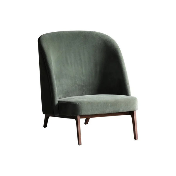 Teddy Boucle Armchair, Contemporary Accent Chair with Wooden Frame – Soft Upholstered Lounge Chair for Living Room, Bedroom & Reading Corner (Green / White) - My Store