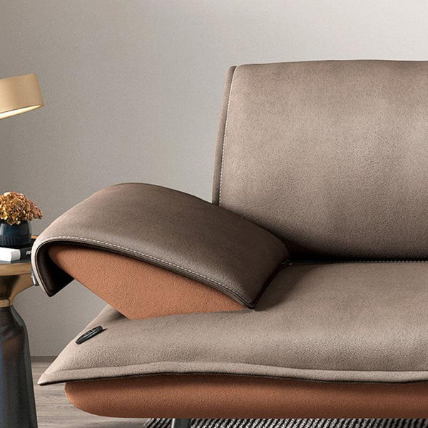 Julius S25 Two Seater Sofa – Modern Leathaire Upholstered Sofa with High-Density Foam Cushioning, Contemporary Living Room Couch, Easy Assembly, Durable Frame Design - My Store