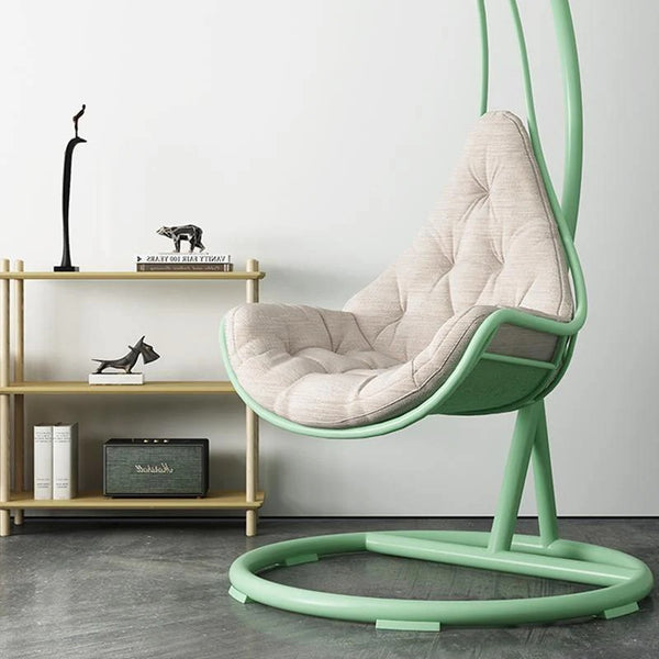 Aravali Rattan Hanging Egg Chair with Stand – Indoor & Outdoor Garden Swing Chair, Modern Rattan-Effect Relaxing Seat for Patio, Balcony & Living Spaces - My Store