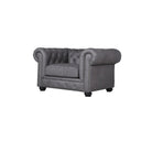 The Dorchester 3-Seater Sofa – Modern Contemporary PU Leather Upholstered Couch with Wooden Frame, Comfortable Living Room Seating (Grey, Black, Brown) - My Store