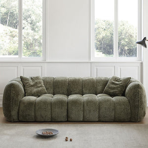 Winslow Pumpin Boucle Sofa – Modern Two Seater & Three Seater Couch, High Resilience Foam Comfort Living Room Sofa, Contemporary Upholstered Lounge Sofa Set - My Store