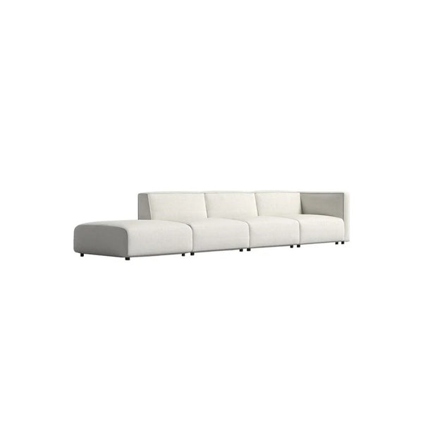 Oakland 2 Seater Modular Sofa – Modern Linen Upholstered Compact Sofa with High-Density Foam Cushions, Removable Cushion Covers, Contemporary Living Room Seating - My Store
