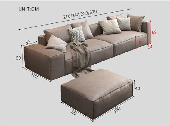 Hartste Two-Seater Sofa in Leathaire – Contemporary Modern Compact Couch, Comfortable Upholstered Living Room Sofa, No Assembly Required - My Store