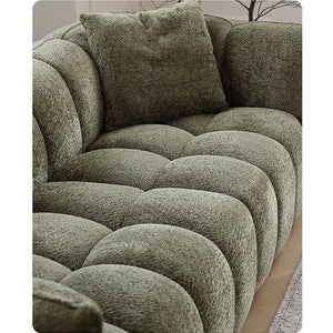 Winslow Pumpin Boucle Three Seater Sofa – Modern Upholstered Couch with High Resilience Foam, Contemporary Living Room Sofa in Soft Boucle Fabric - My Store