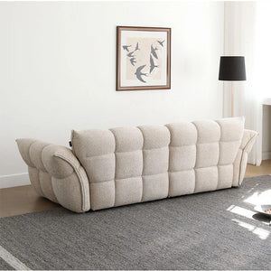 Winslow Pumpin 3 Seater Boucle Sofa – Modern Contemporary Large Couch with High Resilience Sponge Comfort Seating for Living Room - My Store