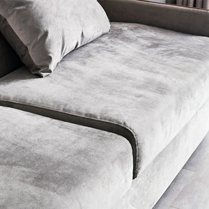 Ramos Two Seater Sofa Bed Flannelette Upholstered Convertible Sofa to Bed – High Density Sponge Comfort Sofa Bed for Living Room & Guest Room (Made to Order)
