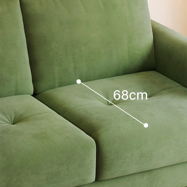 Kaur Two Seater Pull Out Sofa Bed | Modern Convertible Sleeper Sofa | Flannelette Upholstered Frame with High-Density Sponge Mattress | Multi-Size Compact Guest Bed (Multiple Colours)