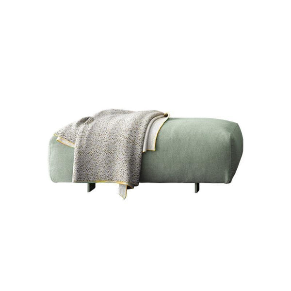 Goswell Green Linen Three Seater Corner Sofa with Painted Steel Frame – Modern Contemporary Living Room Sofa, Spacious Comfort Seating - My Store