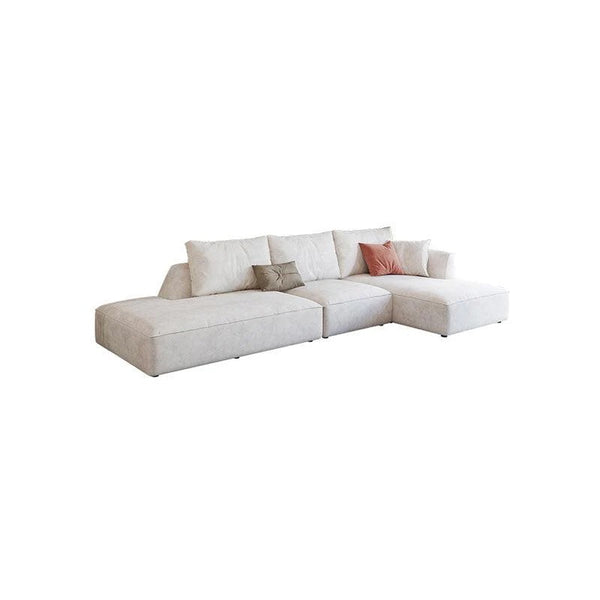 R77 Dexter 2 Seater Corner Sofa – Modern Leathaire Upholstered Compact L-Shape Sofa, Contemporary Comfortable Living Room Couch, No Assembly Required - My Store