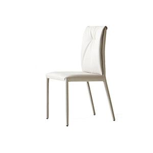Mira Modern Dining Table – White Sintered Stone Top with Luxury Gold Metal Base, Contemporary Designer Dining Table