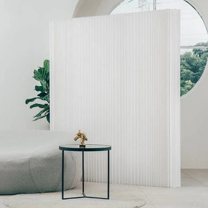 Accordion Folding Screen Room Divider – Expandable 2–3m Cardboard Privacy Partition, 2.4m Height, Lightweight Portable Decorative Wall Divider for Home, Office & Events - My Store