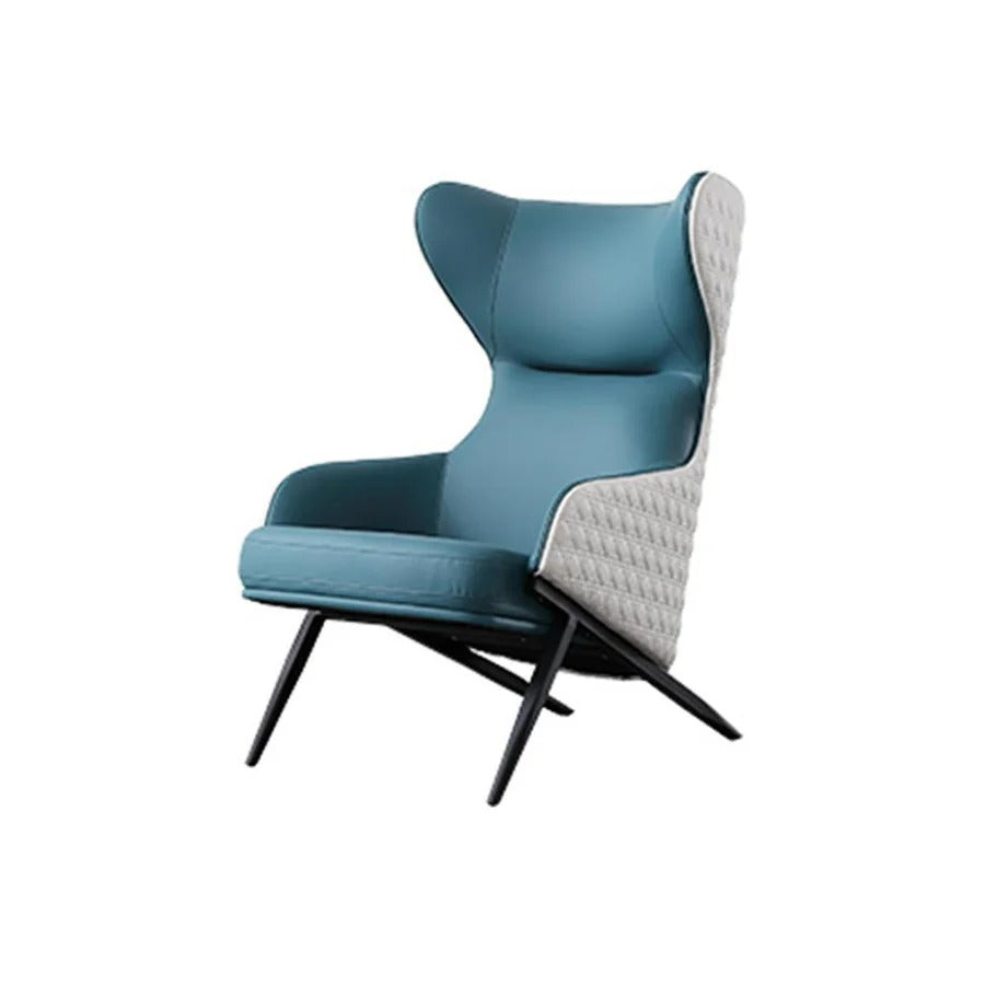 Tige Accent Armchair, PU Leather Upholstered Modern Lounge Chair with Painted Steel Frame – Contemporary Living Room & Office Seating (Multiple Colors) - My Store