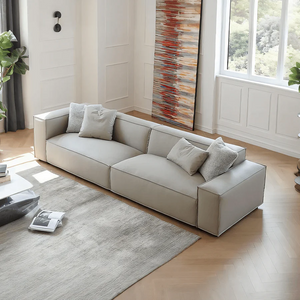 Ximenes Two Seater Sofa – Leathaire Upholstered Modern Contemporary 2-Seater Couch with High Resilience Sponge, Easy-Clean Comfortable Living Room Seating - My Store