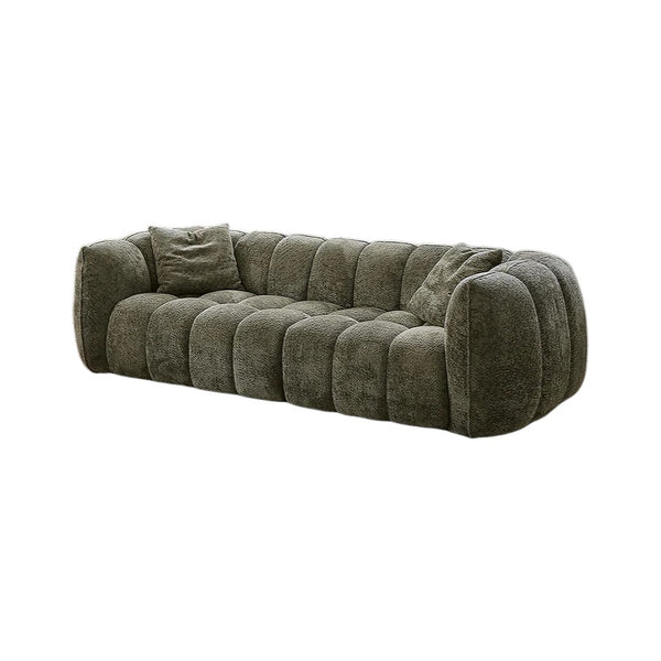 Winslow Pumpin Boucle Three Seater Sofa – Modern Upholstered Couch with High Resilience Foam, Contemporary Living Room Sofa in Soft Boucle Fabric - My Store