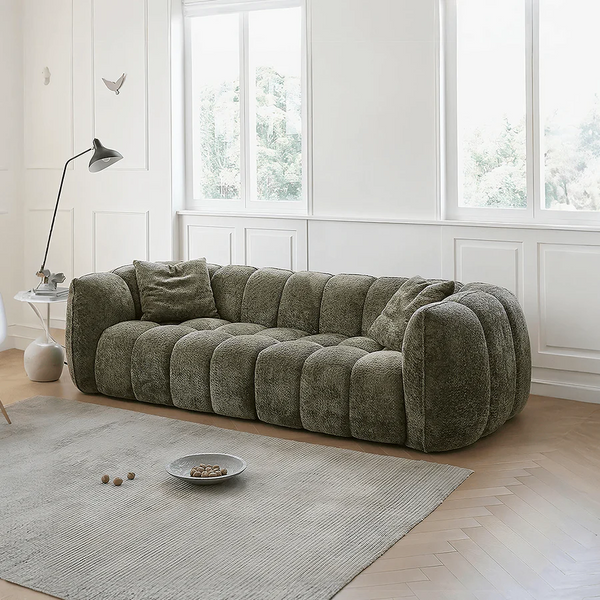 Winslow Pumpin Boucle Sofa – Modern Two Seater & Three Seater Couch, High Resilience Foam Comfort Living Room Sofa, Contemporary Upholstered Lounge Sofa Set - My Store