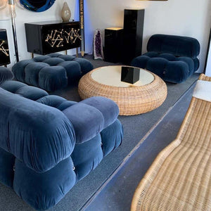 B&B Italia Camaleonda Two Seater Modular Sofa – Luxury Velvet Upholstered Contemporary Couch with Deep Cushions, Modern Living Room Seating - My Store
