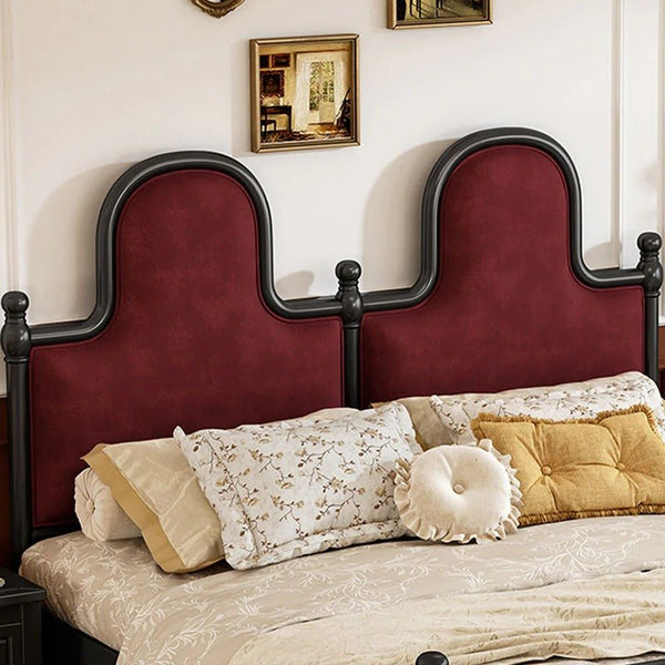 Ingrid Velvet Upholstered King / Super King Size Bed Frame – Contemporary Wooden Base Bedroom Bed - Sleek Furniture