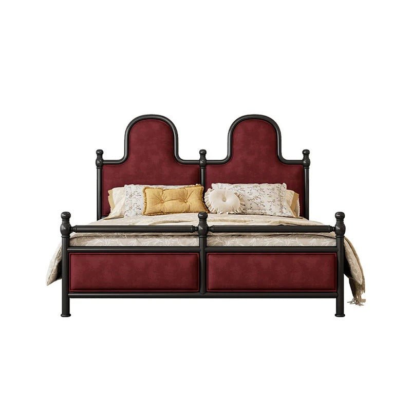 Ingrid Velvet Upholstered King / Super King Size Bed Frame – Contemporary Wooden Base Bedroom Bed - Sleek Furniture