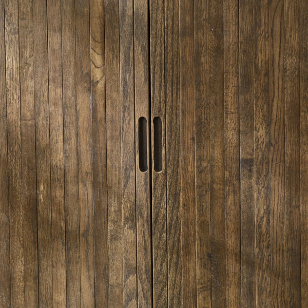 Julian Bowen Arya Wine Cabinet with Sliding Doors & Bottle Storage - Sleek Furniture