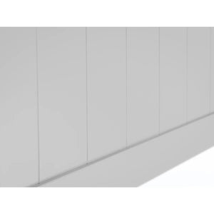 Julian Bowen Bella Wooden Bunk Bed – Solid Pine & MDF Frame, Space-Saving Design with Safety Rails & Ladder, White, Anthracite or Dove Grey - Sleek Furniture