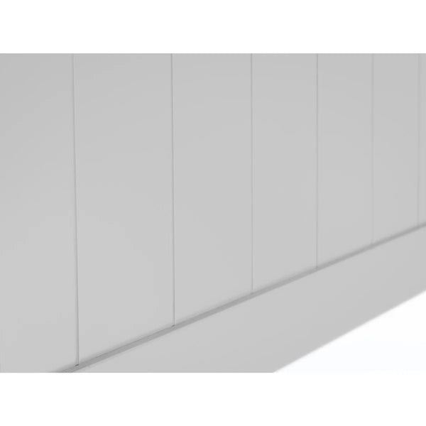 Julian Bowen Bella Wooden Bunk Bed – Solid Pine & MDF Frame, Space-Saving Design with Safety Rails & Ladder, White, Anthracite or Dove Grey - Sleek Furniture