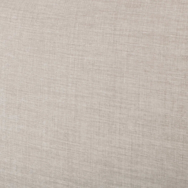 Julian Bowen Camille 150cm King Size Bed Frame with Upholstered Oatmeal Linen Headboard & Limed Oak Finish - Sleek Furniture