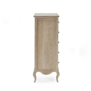 Julian Bowen Camille 4+2 Chest of Drawers – Elegant French-Inspired Wooden Bedroom Storage Cabinet with 6 Drawers - Sleek Furniture