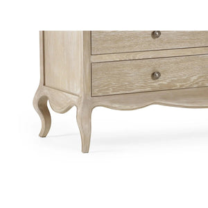 Julian Bowen Camille 6 Drawer Wide Chest of Drawers – Elegant French Style Bedroom Storage Cabinet with Ornate Detailing, Spacious 6-Drawer Wooden Chest, White Finish - Sleek Furniture