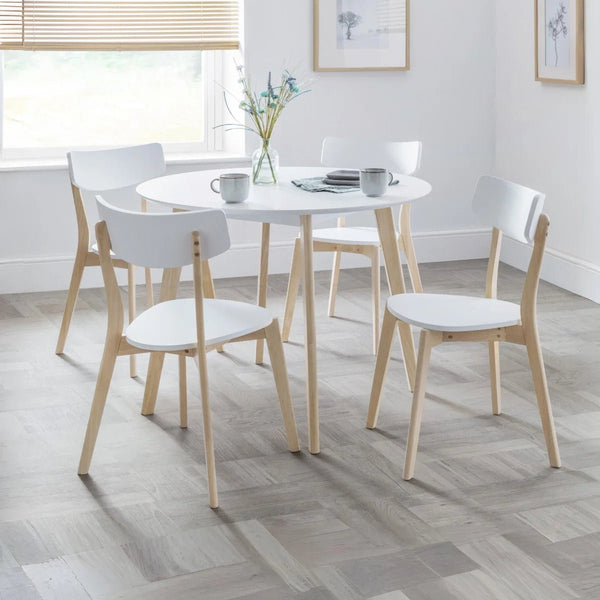 100cm round dining table for compact dining spaces