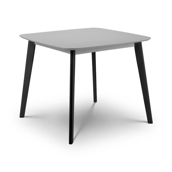 Julian Bowen Casa dining table grey tabletop and black legs