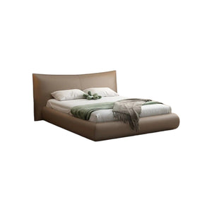 Kai Upholstered Storage Bed Frame in Real Leather – Modern King & Super King Ottoman Bed with Hydraulic Lift - Up Storage, Padded Headboard & Solid Wood Support - Sleek Furniture