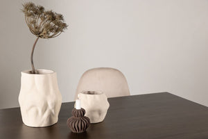 Kaseidon Rectangular Dining Table | Walnut, Modern MDF & Rubber Wood Design