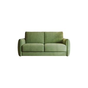 Kaur Two Seater Pull Out Sofa Bed | Modern Convertible Sleeper Sofa | Flannelette Upholstered Frame with High-Density Sponge Mattress | Multi-Size Compact Guest Bed (Multiple Colours) - Sleek Furniture