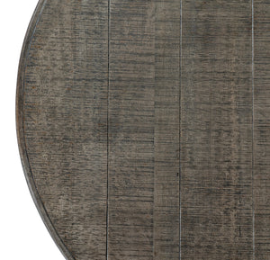 Rutland Collection Round Dining Table – 120cm Solid Wood Dining Table in Brown - My Store