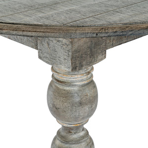Rutland Collection Round Dining Table – 120cm Solid Wood Dining Table in Brown - My Store