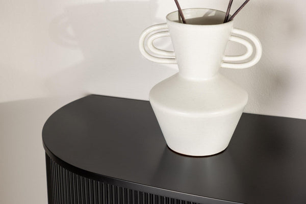 Fjällbacka High Storage Cabinet | Black Oak Scandinavian Design