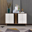 Massa Modern Sideboard Cabinet – MDF & Metal Storage Unit with Multi - Colour Finish (Grey, Blue, White) – Contemporary Storage Cabinet for Living Room, Dining Room & Hallway - Sleek Furniture