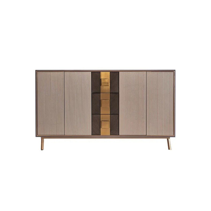 Massa Modern Sideboard Cabinet – MDF & Metal Storage Unit with Multi - Colour Finish (Grey, Blue, White) – Contemporary Storage Cabinet for Living Room, Dining Room & Hallway - Sleek Furniture