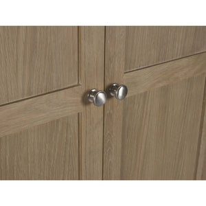 Memphis Limed Oak 2 Door 1 Drawer Wooden Wardrobe with Hanging Rail & Storage Drawer - Sleek Furniture