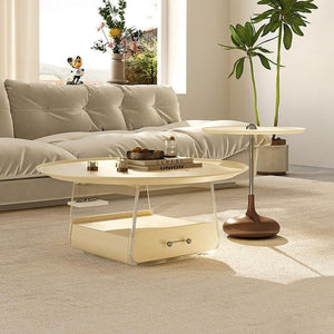 Meral Modern Stainless Steel Coffee Table Set | Contemporary Stylish Center Tables for Living Room Décor - Sleek Furniture